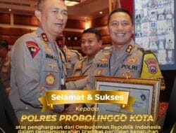 Polres Probolinggo Kota Raih Penghargaan Penganugerahan Predikat Penilaian Kepatuhan dari Ombudsman RI