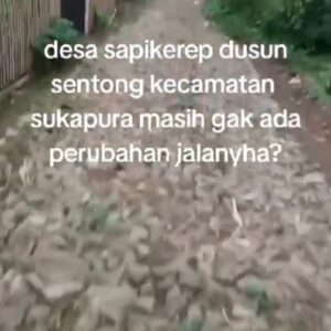 Viral Video Jalan Desa Makadam di Sapikerep, Sukapura: Janji Perbaikan Tak Terwujud Sejak 2018