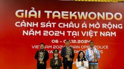 Tim Garuda Bhayangkara Presisi Juara Umum ke-2 di Ajang Taekwondo Polisi Terbuka Vietnam