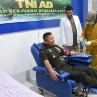 Kodim 1002/HST Gelar Donor Darah, 45 Kantong Darah Terkumpul