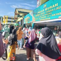 Stand Kodim 1009/Tanah Laut Ludes Terjual di Pasar Murah HUT Korem 101/Antasari