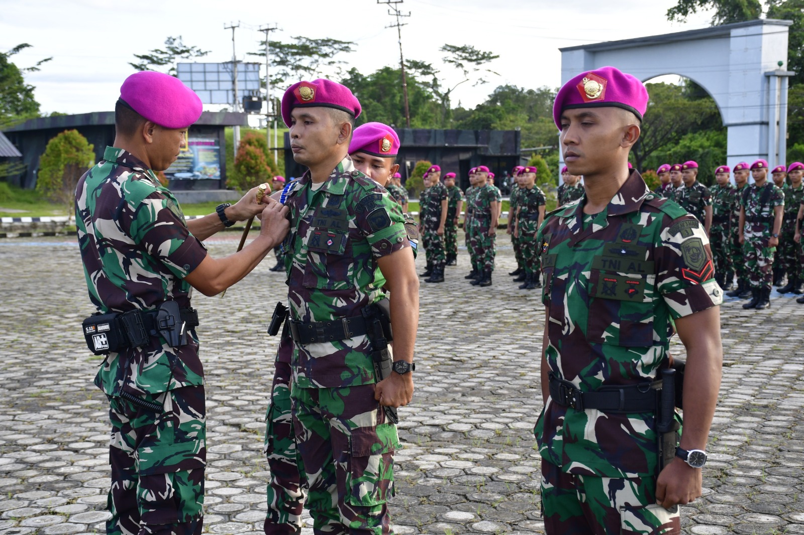 Dandenma Pasmar 3, Pimpin Upacara Sertijab Bama Denmako Pasmar 3