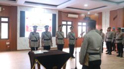 Wakapolres Serang Pimpin Sertijab Kapolsek Cikande Dan Kapolsek  Kragilan