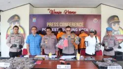 Polresta Sorong Kota, Tangkap Pelaku Curanmor, Penipuan dan Jaringan Peredaran Ganja
