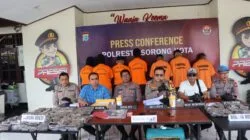 Polresta Sorong Kota, Bongkar Kasus Ganja dan Curanmor, Tersangka Diancam Hukuman Penjara Puluhan Tahun