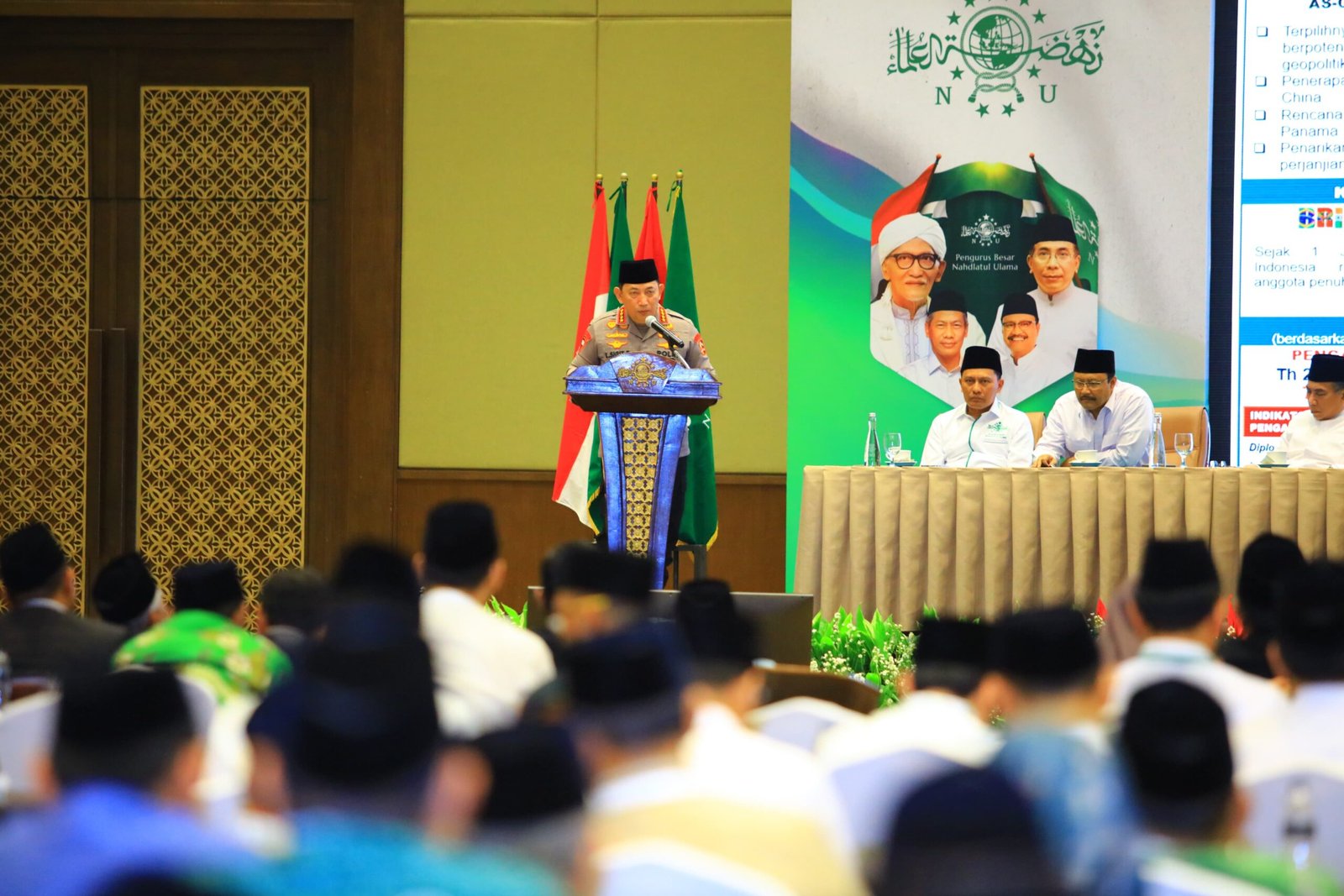 Kapolri, Tegaskan Rekrutmen Anggota, Melalui Jalur Santri Jadi Program Prioritas
