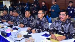 TNI AL, Gelar Rapim 2025, Danlantamal XIV Sorong, Bahas Program Kerja dan Perubahan Doktrin TNI AL