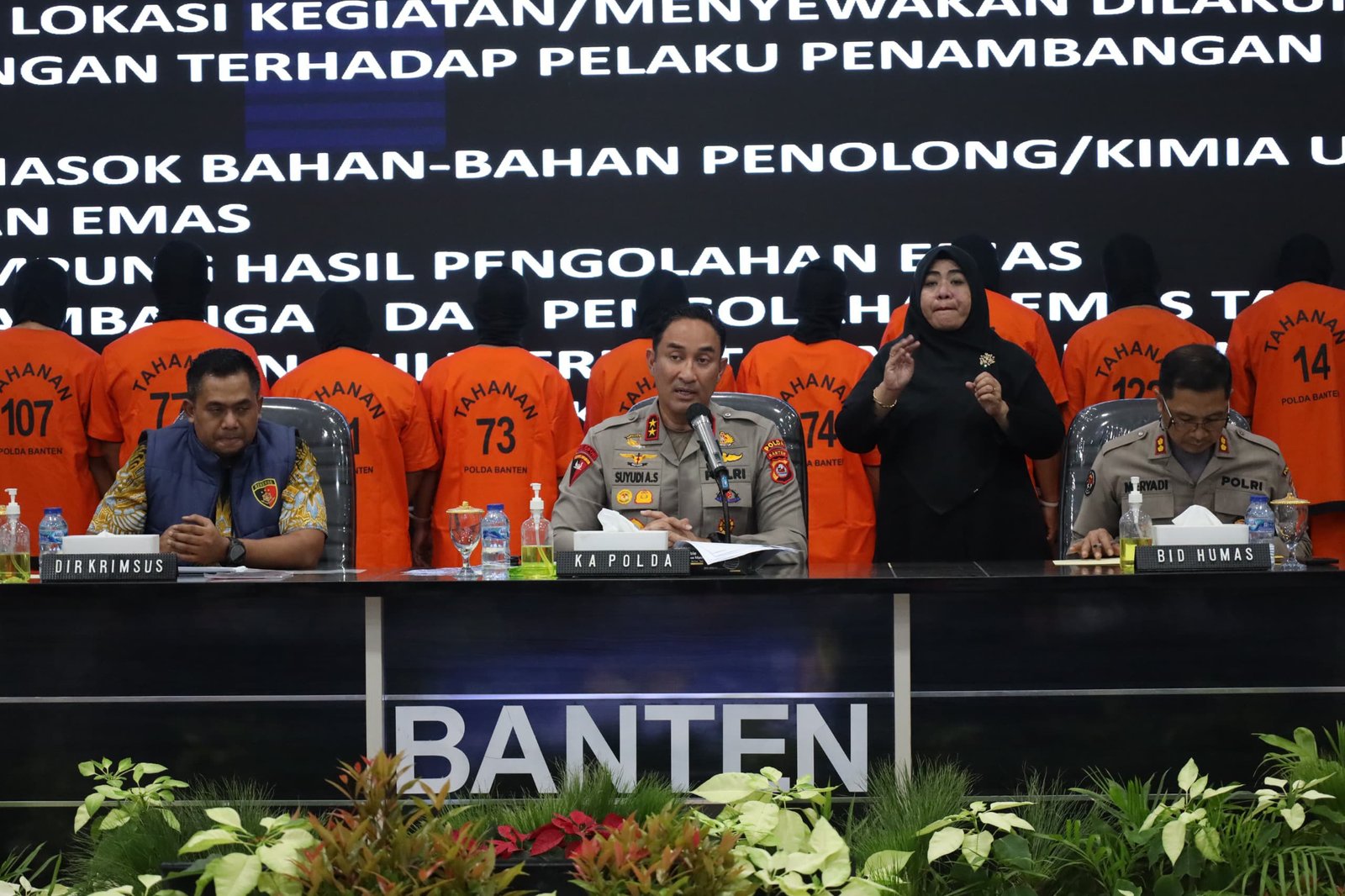 Polda Banten Berantas PETI, 10 Pelaku Ditangkap di Lebak