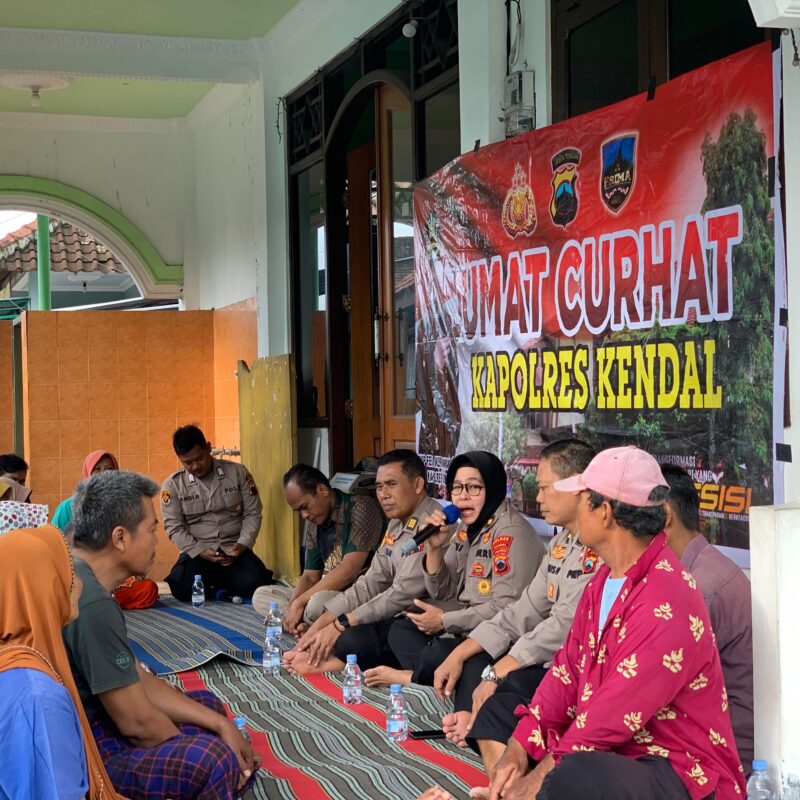 Jum'at Curhat, Cara Polres Kendal Pererat Hubungan dengan Masyarakat