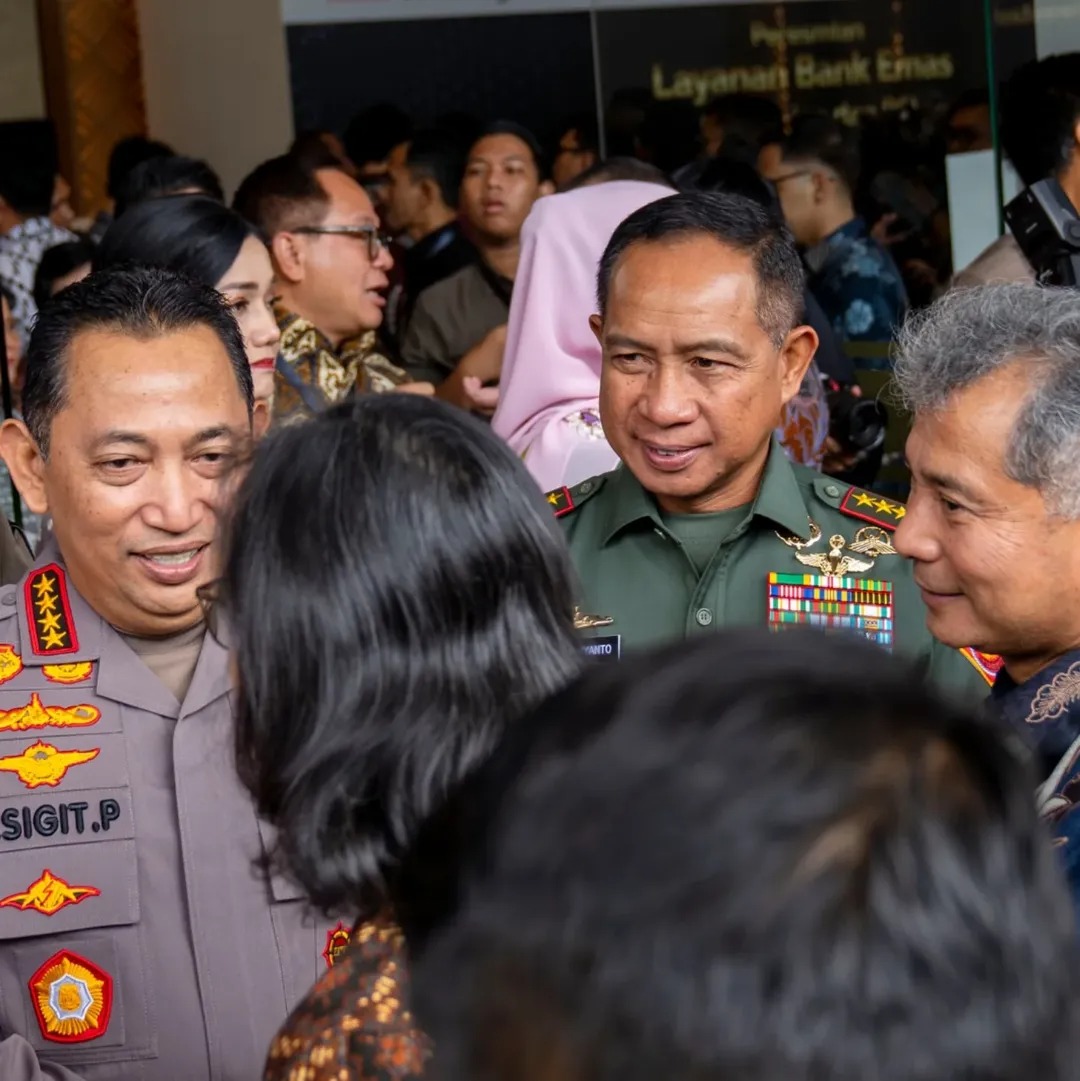 Panglima TNI Hadiri Peresmian Bank Emas Oleh Presiden RI