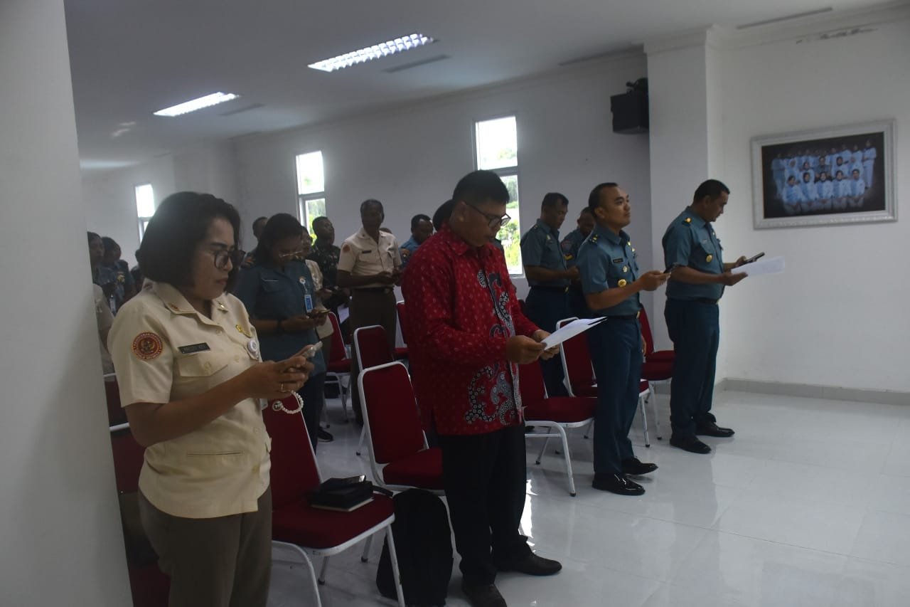 Tanamkan Nilai Spiritual, Lantamal XIV Sorong Gelar Kauseri Agama Nasrani