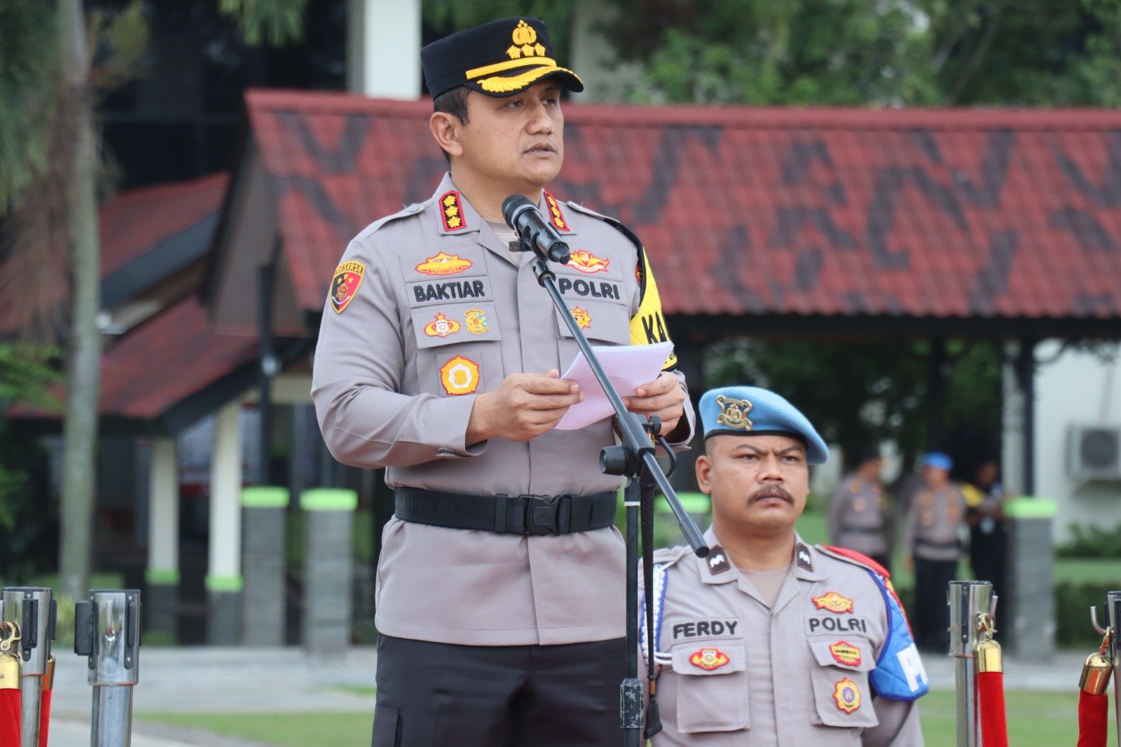 Kapolresta Tangerang, Pimpin Apel Gelar Ops Ketupat Maung 2025