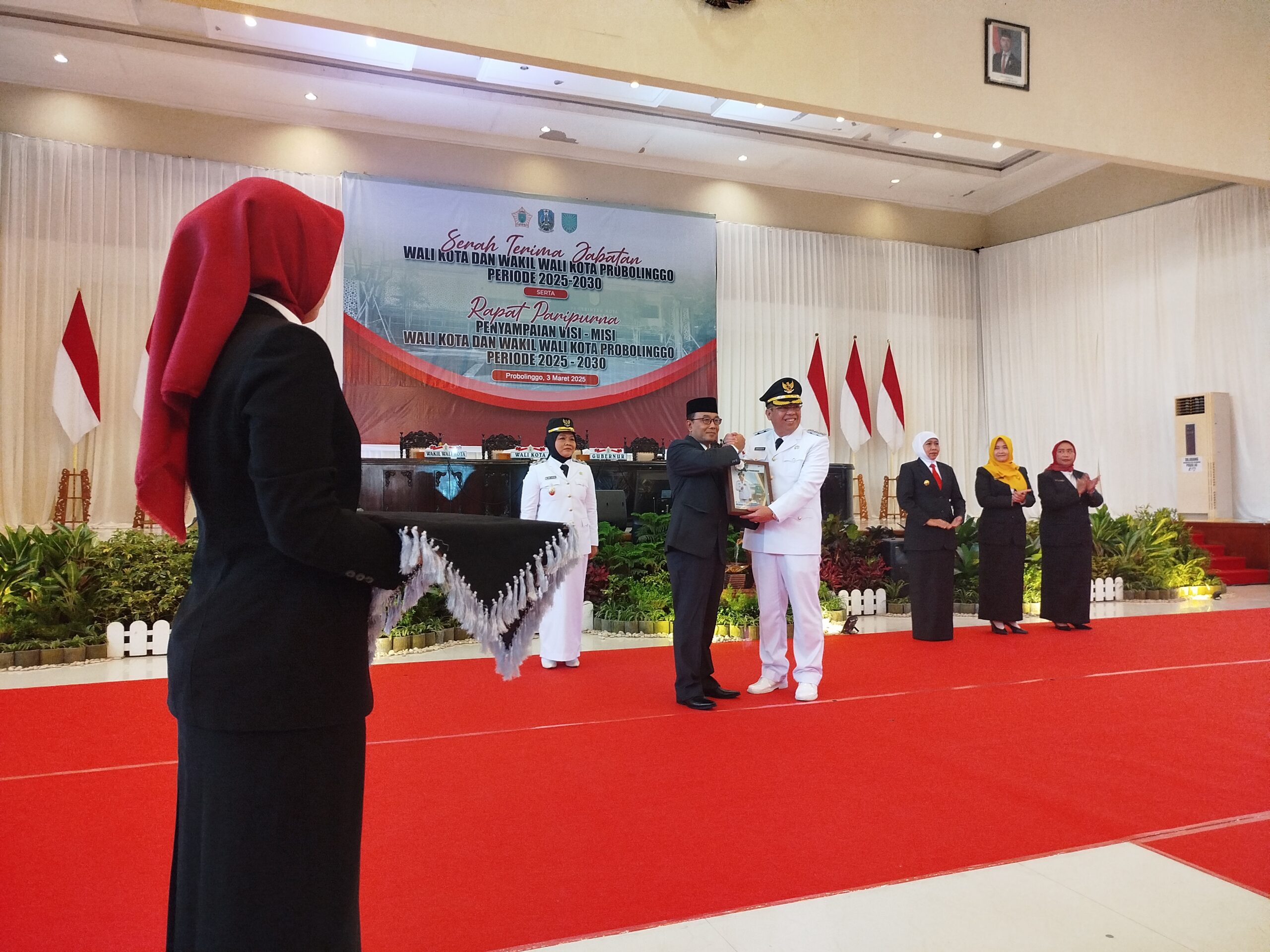 Serah Terima Jabatan Wali Kota dan Wakil Wali Kota Probolinggo Periode 2025-2030, Wujudkan Visi Kota Tangguh dan Sejahtera