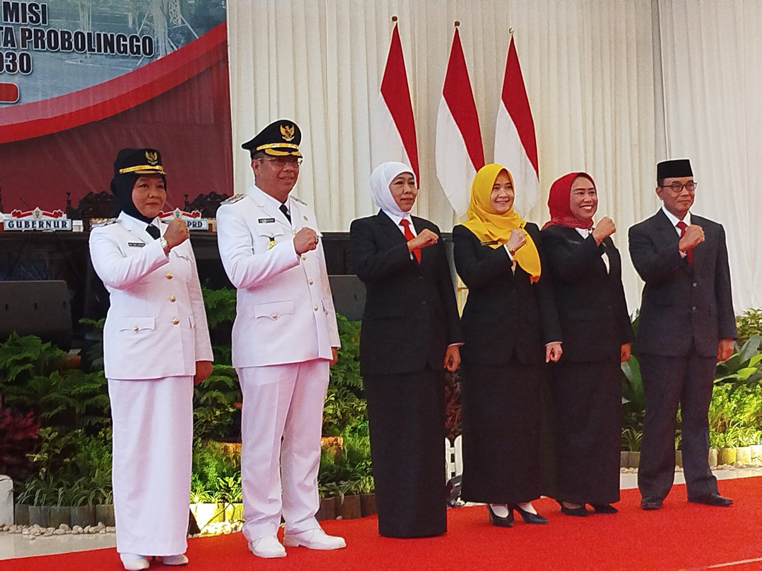 Serah Terima Jabatan Wali Kota dan Wakil Wali Kota Probolinggo Periode 2025-2030, Wujudkan Visi Kota Tangguh dan Sejahtera