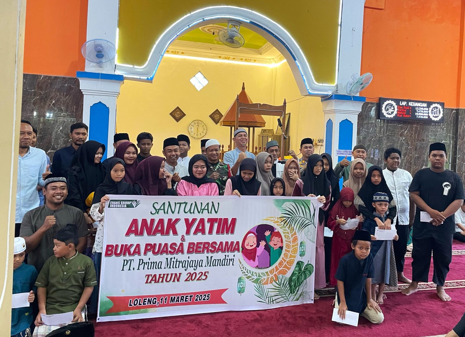 Wakili Danramil, Babinsa Bersama Forkopimcam Melakukan Kegiatan Safari Ramadhan