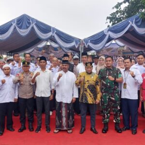 Dandim 0906/Kkr Hadiri Acara Doa Selamat Dan Tempong Tawar Pembangunan Pendamping Jembatan Besi