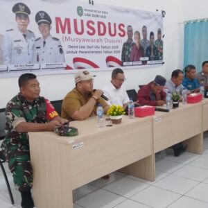 Babinsa LDU Hadiri MusDus, Dukungan Program Pembangunan Yang Ada Di Desa