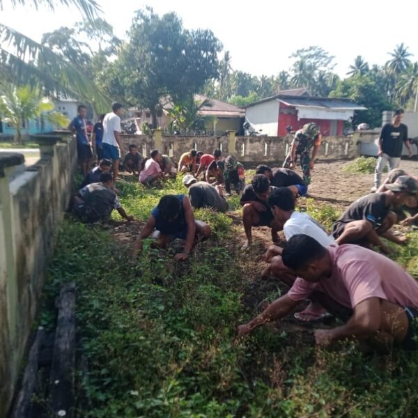 Koramil 1505-04/Oba Galakkan Jumat Bersih, Ibadah Jadi Lebih Khusyuk