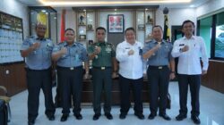 Jalin Sinergitas, Kepala Kantor Wilayah Ditjen PAS Kaltim Silaturahmi ke Danrem 091/ASN