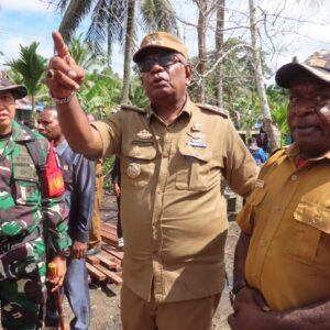 Kodim 1710/Mimika Gelar Upacara Pembukaan TMMD Reguler ke-124 di Kampung Pigapu