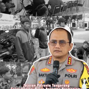 Jajaran Polresta Tangerang Gelar Operasi Besar Berantas Premanisme, Jamin Stabilitas Kamtibmas dan Iklim Investasi