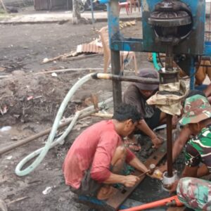 “Air Bersih untuk Masa Depan” Mengatasi Kesulitan Masyarakat Melalui Program TMMD Ke-124 Kodim 1501/Ternate