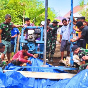 Sasaran Fisik TMMD Terus Dikebut, Sumur Bor Membawa Harapan Baru Bagi Warga Todahe