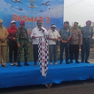 Semarak HUT ke-7, 900 Prajurit Pasmar 3 Gelar Hanmars 16 KM Bersama Gubernur Papua Barat Daya