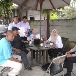 Bhabinkamtibmas Kelurahan Sukamulya Sambangi Kantor Lurah, Sampaikan Pesan Kamtibmas