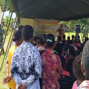 TMMD Ke-124 Kodim 1802/Sorong Gelar Penyuluhan Pendidikan Untuk Masyarakat Yeflio