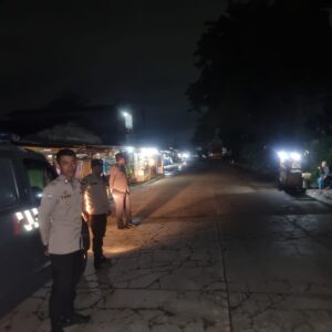 Patroli Malam Ops Cipkon, Polsek Cikupa Sasar Titik Rawan Gangguan Kamtibmas