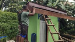 Satgas TMMD Kejar Target, Rehabilitasi MCK di Kampung Yeflio Hampir Rampung