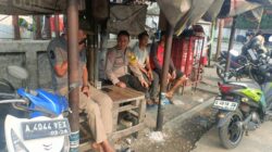 Bhabinkamtibmas Desa Sukanagara Sambangi Ojek Pangkalan Bonen, Pererat Silaturahmi dan Himbau Harkamtibmas