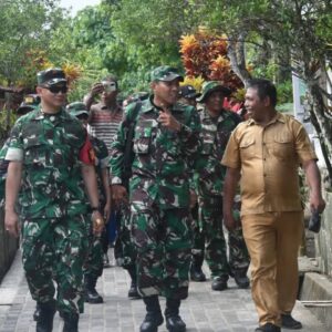 Dansatgas TMMD Kodim 1501/Ternate Tinjau Lokasi dan Progres Pengerjaan TMMD