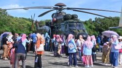 Ribuan Siswa Antusias Ikuti Kunjungan Kedirgantaraan di Lanud Sultan Hasanuddin