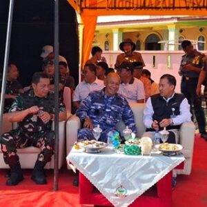 Kadispotdirga Lanud Sultan Hasanuddin Hadiri Panen Raya Kodam XIV/Hasanuddin Dalam Mendukung Ketahanan Pangan Nasional