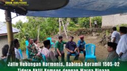 Jalin Hubungan Harmonis, Babinsa Koramil 1505-02 Tidore Aktif Komsos dengan Warga Binaan