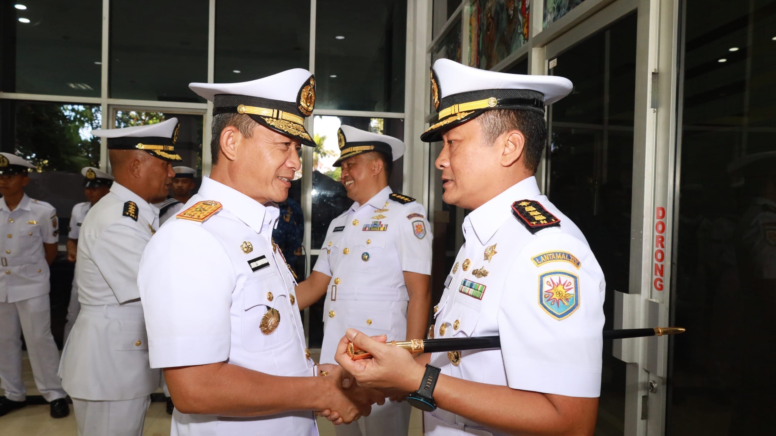 Lantamal XIV Gelar Sertijab Asrena Dan Kakuwil, Perkuat Organisasi Sambut Tantangan Masa Depan