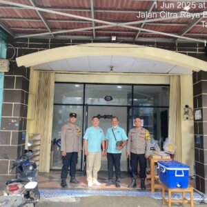 Polsek Cikupa Amankan Ibadah Kebaktian Minggu Sejumlah Gereja di Wilayah Hukumnya