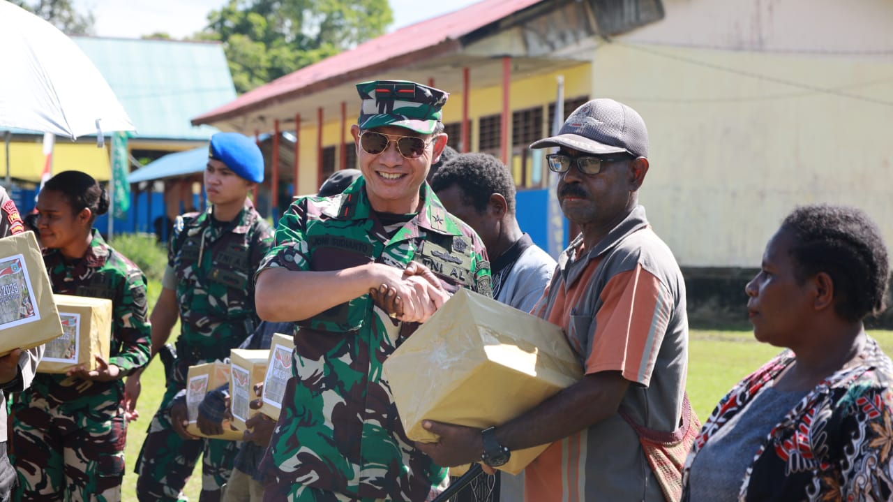 Lantamal XIV Sorong Wujudkan Sinergi TNI AL Dalam TMMD Ke-124 TA 2025