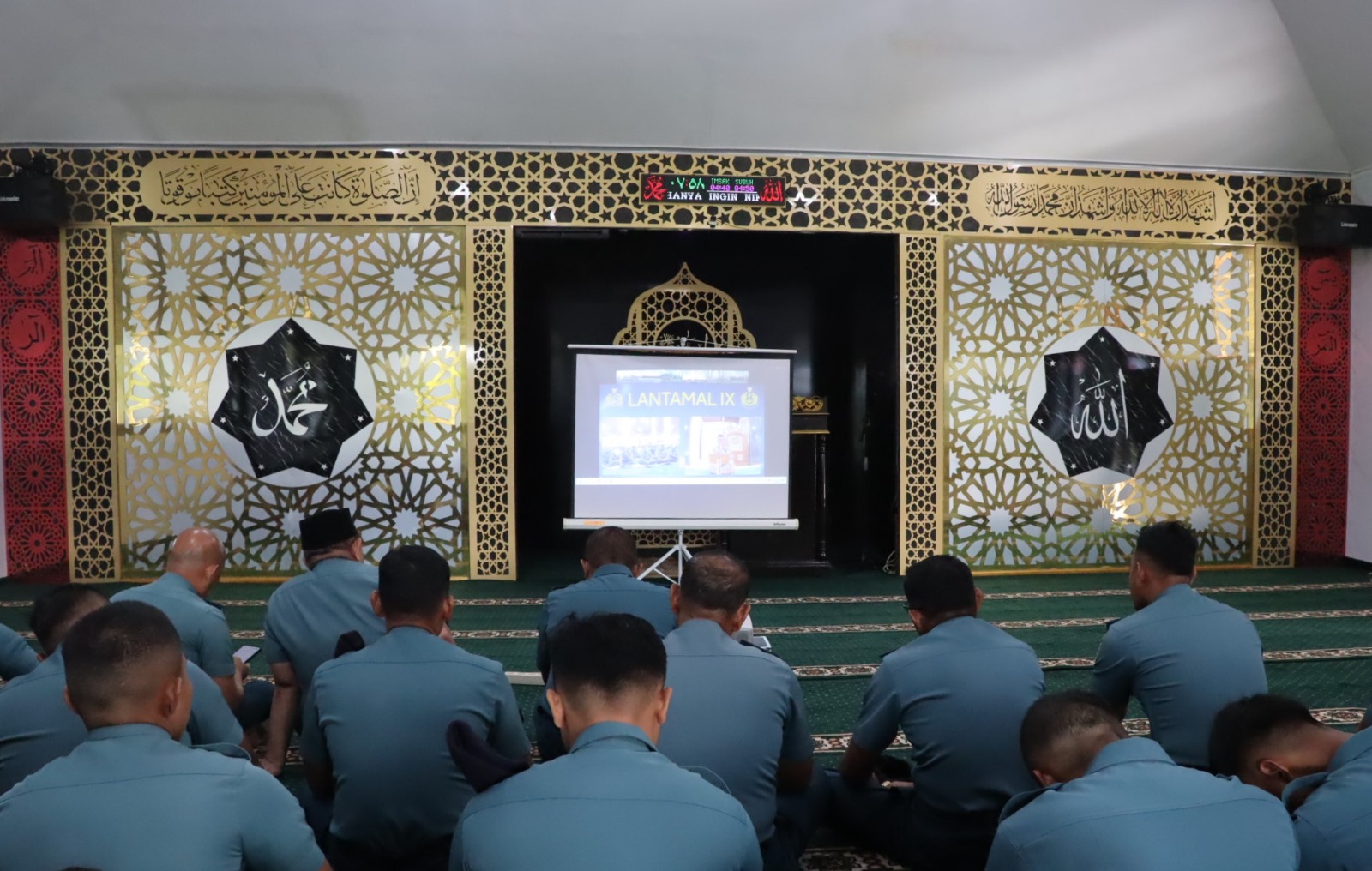 Lantamal XIV Sorong Ikuti Vicon Kauseri Agama, Tekankan Harmoni Keluarga Prajurit