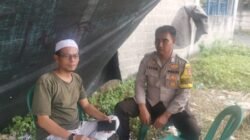 Bripka Ilyas Pererat Silaturahmi dengan Ketua RT 13 Sukamulya, Sampaikan Pesan Kamtibmas