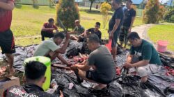 Tingkatkan Keimanan dan Ketaqwaan, Kodim 1710/Mimika Gelar Sholat Idul Adha 1446 H dan Dilanjutkan Pemotongan Hewan Qurban