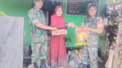 Jumat Berkah, Koramil 1505-05/Sofifi Berbagi Santunan dan Sembako kepada Warakawuri