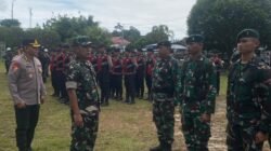 Siap Amankan Kunjungan Wapres RI di Paser, TNI-Polri Gelar Apel Pasukan Pengamanan