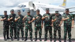 Lantamal XIV Lepas Keberangkatan Pangkogabwilhan III, Usai Kunjungan Kerja Strategis di Provinsi Papua Barat Daya