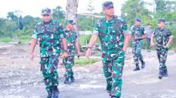 Dandim 1710/Mimika Sambut Kunker Wakasad di Kabupaten Mimika