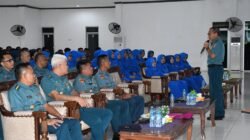 Lantamal XIV Gelar Jam Komandan, Tingkatkan Kesiapan Dan Disiplin Prajurit Serta Penuh Motivasi