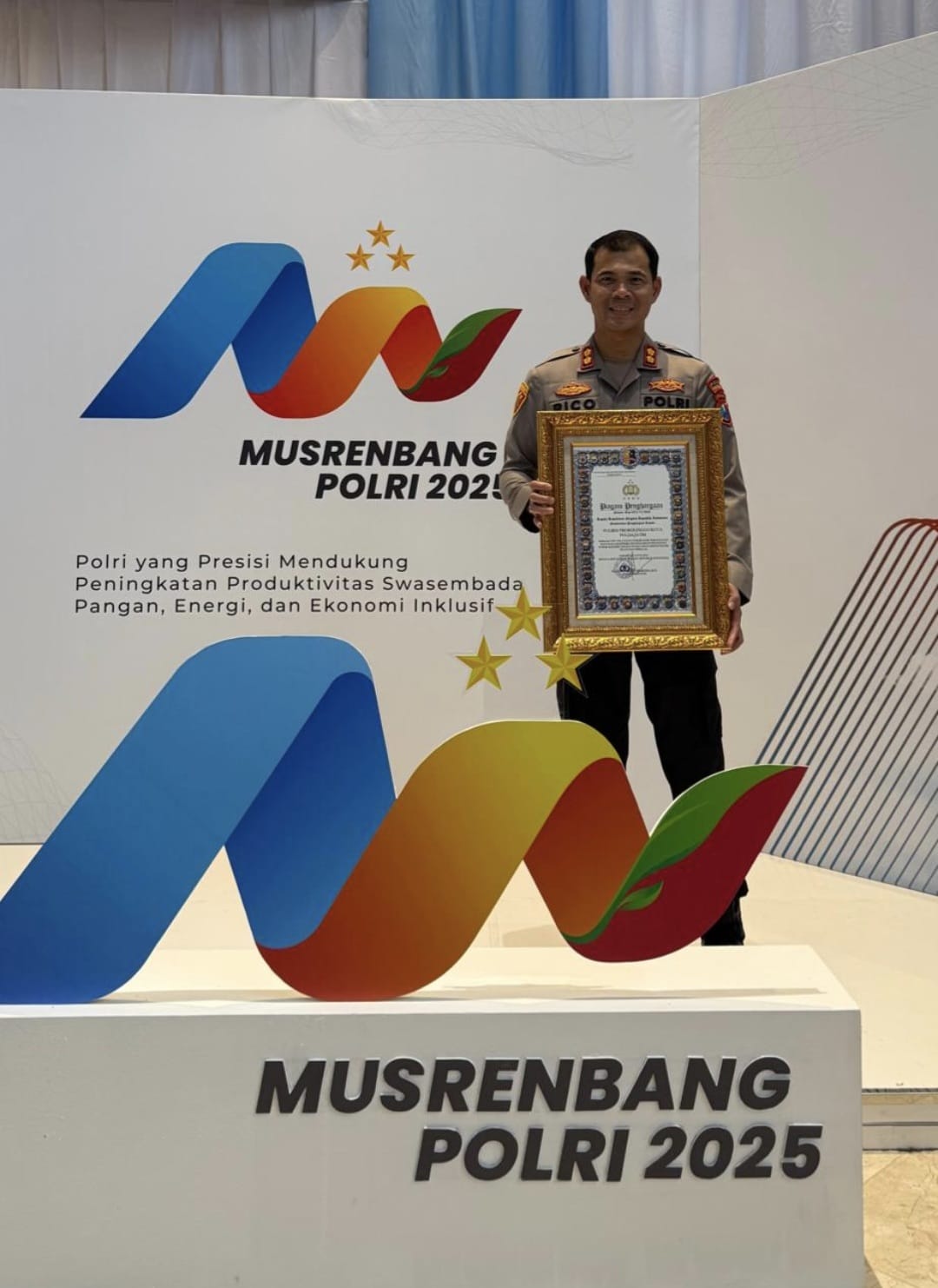 Terima Penghargaan di Musrenbang Polri 2025, Ini Kata Kapolres Probolinggo Kota