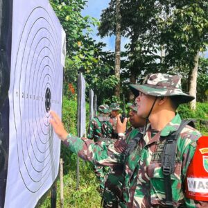 Kodim 1710/Mimika Gelar Latihan Menembak, Tingkatkan Kemampuan Prajurit Kodim 1710/Mimika Gelar Latihan Menembak, Tingkatkan Kemampuan Prajurit
